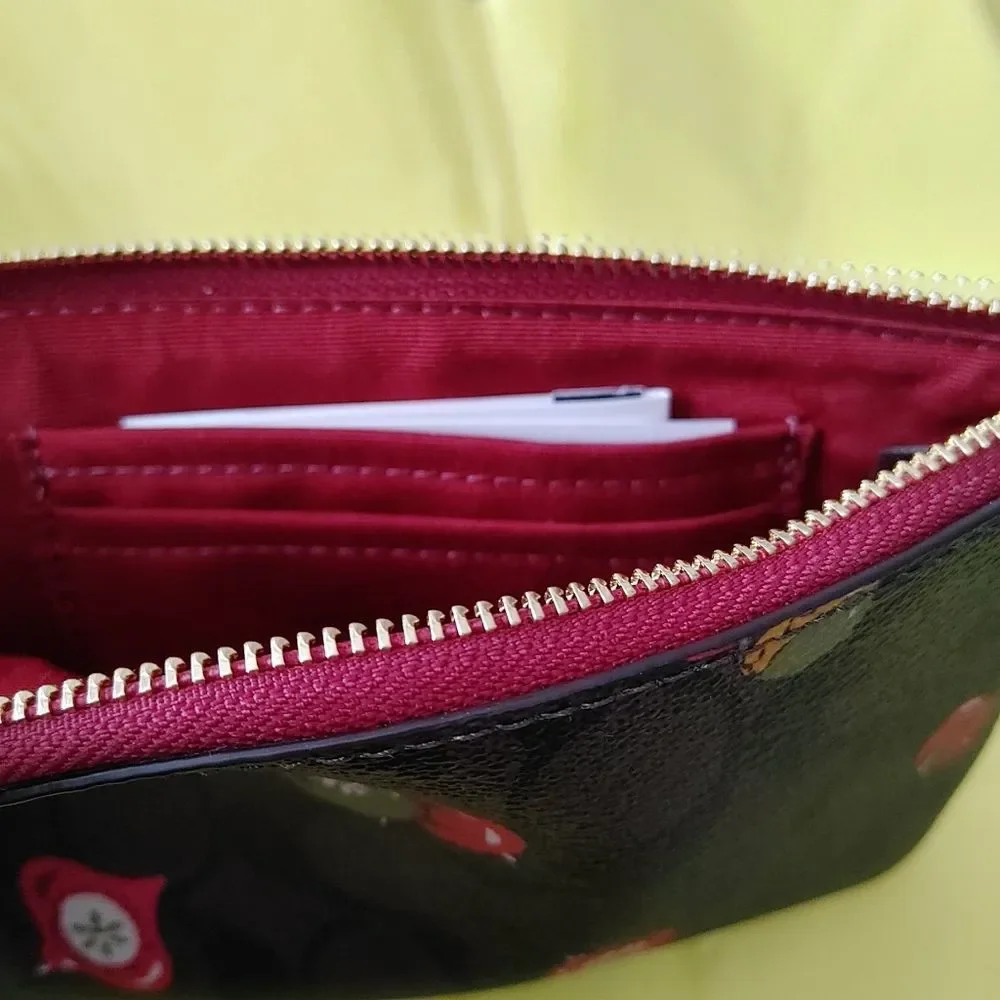 New Coach wristlet brown red - Picture 4 of 6